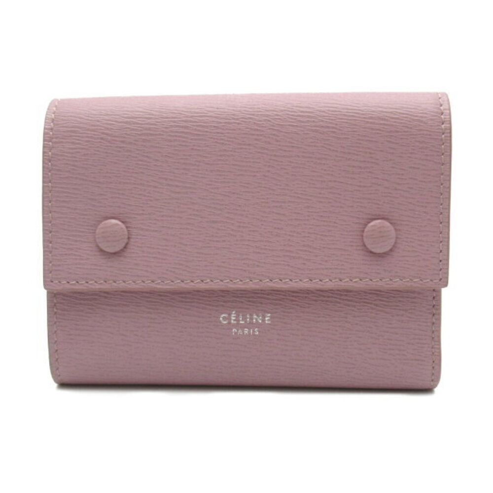 Celine Tri Wallet Purple Multi Function Flap Leat… - image 2